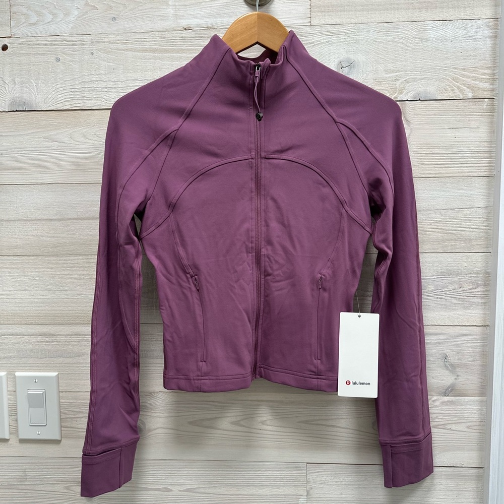 Lululemon 🍋 Nulu Cropped Define Jacket Vintage Plum💜